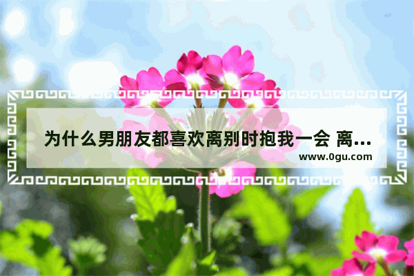 为什么男朋友都喜欢离别时抱我一会 离别拥抱光遇