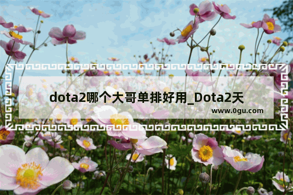 dota2哪个大哥单排好用_Dota2天梯单排和组队什么区别