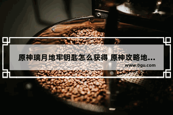 原神璃月地牢钥匙怎么获得 原神攻略地牢钥匙