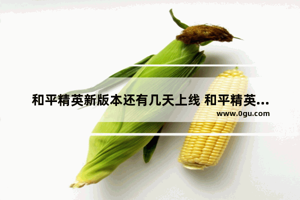和平精英新版本还有几天上线 和平精英什么时候不能上线