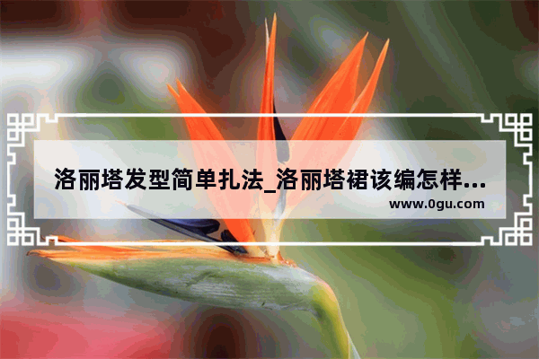 洛丽塔发型简单扎法_洛丽塔裙该编怎样的发型