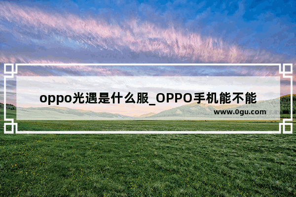 oppo光遇是什么服_OPPO手机能不能玩光遇
