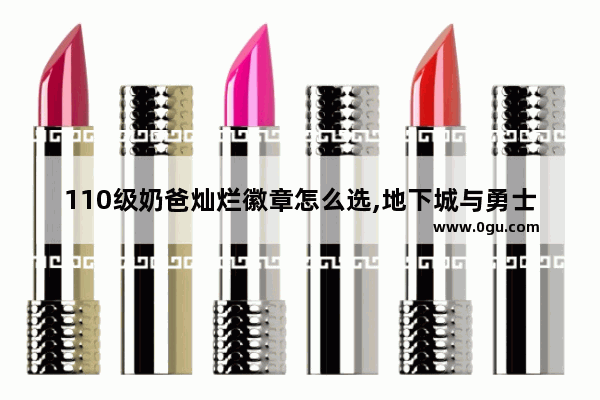 110级奶爸灿烂徽章怎么选,地下城与勇士奶爸加成攻略