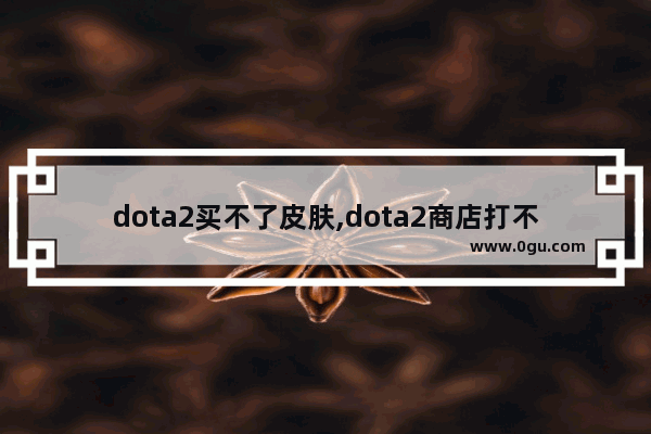 dota2买不了皮肤,dota2商店打不开