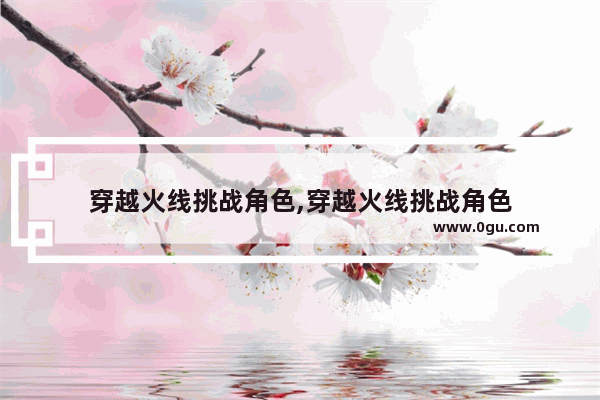 穿越火线挑战角色,穿越火线挑战角色