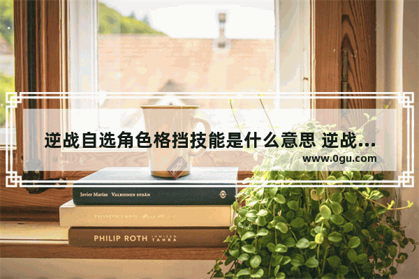 逆战自选角色格挡技能是什么意思 逆战英雄角色技能