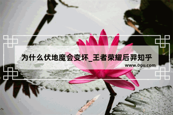 为什么伏地魔会变坏_王者荣耀后羿知乎