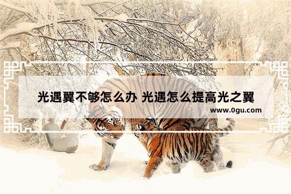 光遇翼不够怎么办 光遇怎么提高光之翼