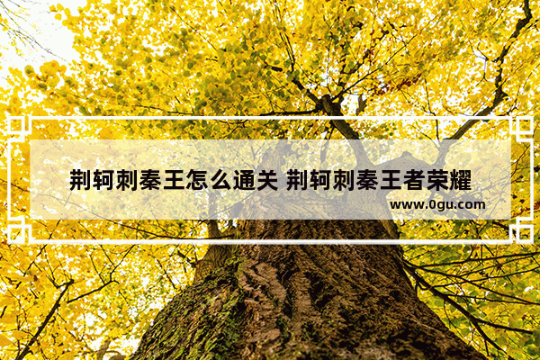 荆轲刺秦王怎么通关 荆轲刺秦王者荣耀