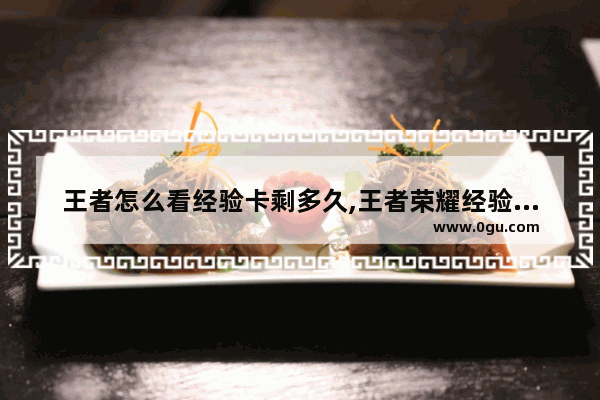 王者怎么看经验卡剩多久,王者荣耀经验怎么看