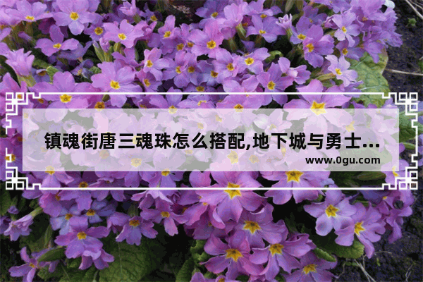 镇魂街唐三魂珠怎么搭配,地下城与勇士镇魂套搭配