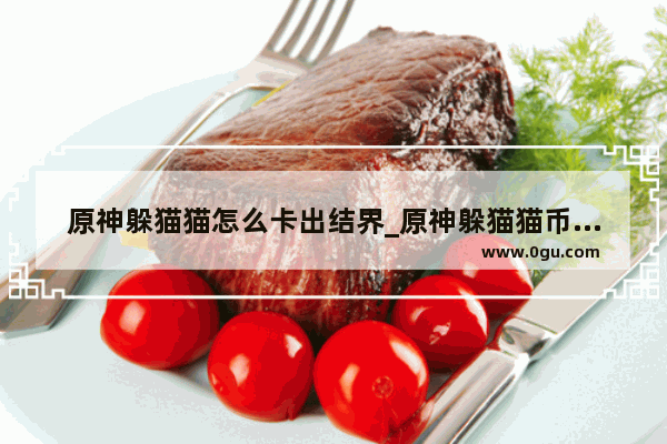原神躲猫猫怎么卡出结界_原神躲猫猫币有什么用