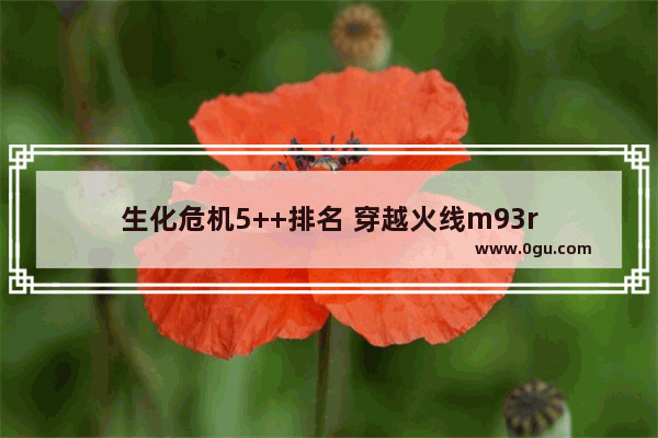 生化危机5++排名 穿越火线m93r