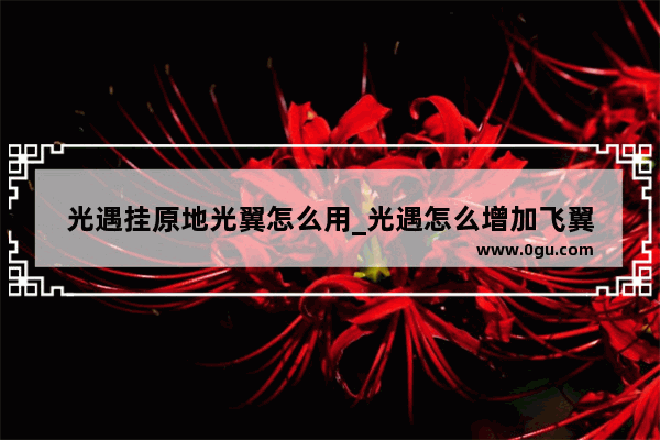 光遇挂原地光翼怎么用_光遇怎么增加飞翼