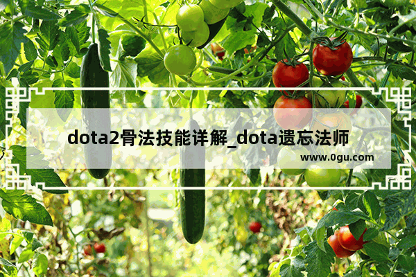 dota2骨法技能详解_dota遗忘法师的紫苑和第二个技能可以叠加吗