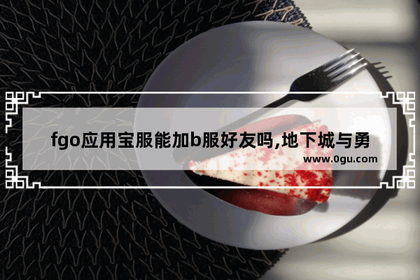 fgo应用宝服能加b服好友吗,地下城与勇士韩服加好友