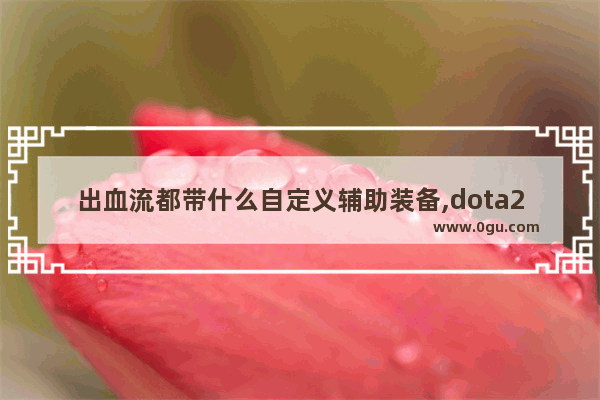 出血流都带什么自定义辅助装备,dota2 军团 饰品