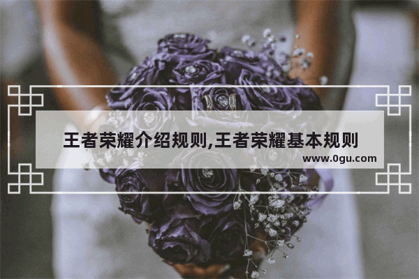 王者荣耀介绍规则,王者荣耀基本规则