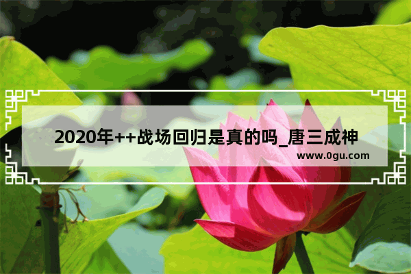 2020年++战场回归是真的吗_唐三成神后什么时候回到战场