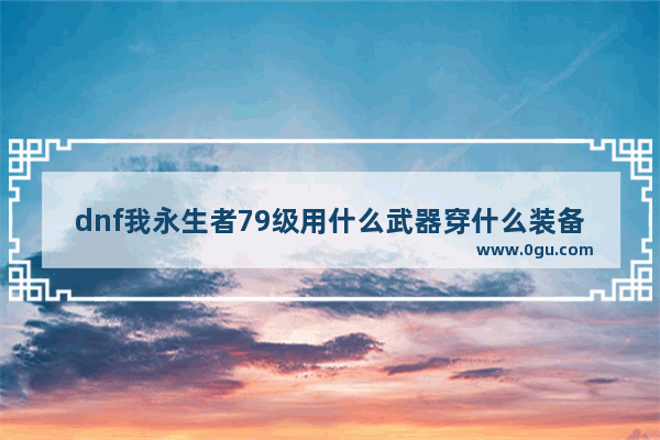 dnf我永生者79级用什么武器穿什么装备好_双人奥兹玛多少伤害