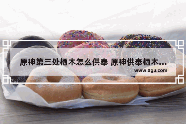原神第三处栖木怎么供奉 原神供奉栖木攻略