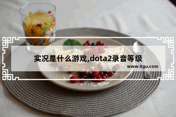 实况是什么游戏,dota2录音等级