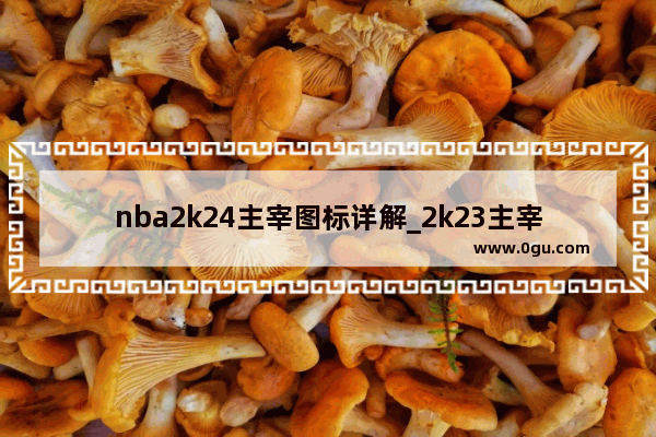 nba2k24主宰图标详解_2k23主宰介绍