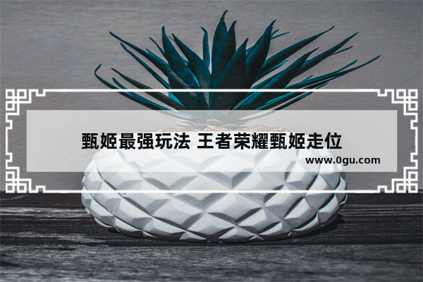 甄姬最强玩法 王者荣耀甄姬走位