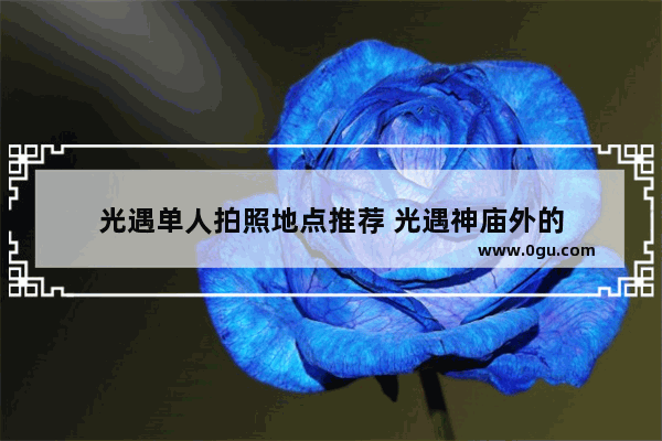光遇单人拍照地点推荐 光遇神庙外的