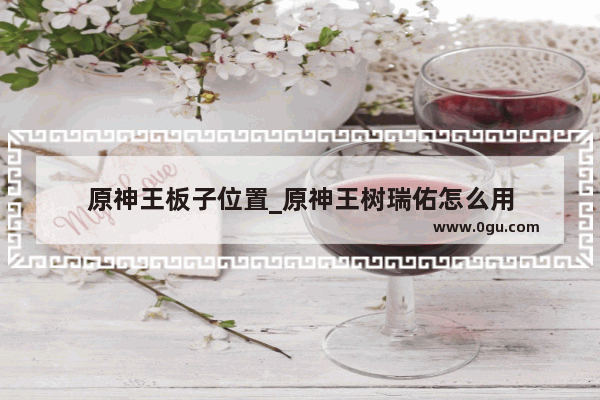 原神王板子位置_原神王树瑞佑怎么用