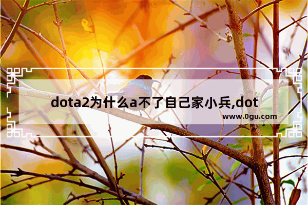 dota2为什么a不了自己家小兵,dota2 a卡设置