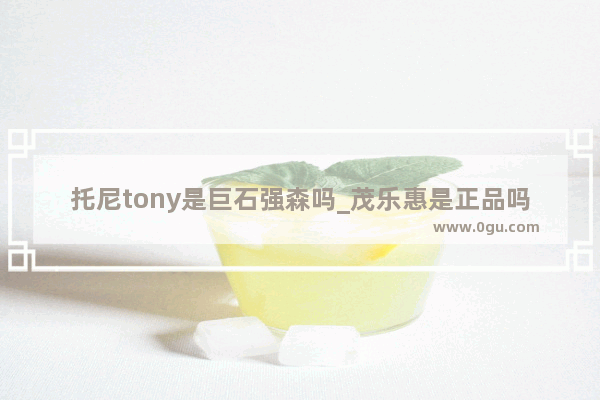 托尼tony是巨石强森吗_茂乐惠是正品吗
