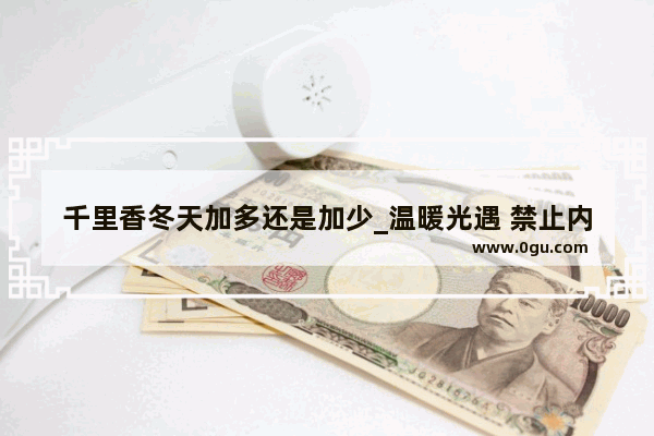 千里香冬天加多还是加少_温暖光遇 禁止内卷