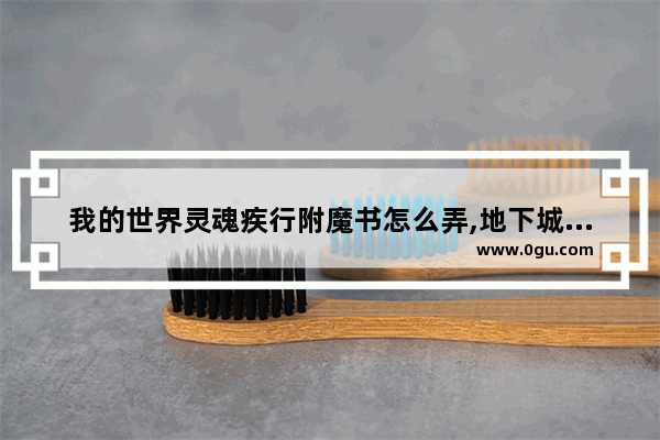 我的世界灵魂疾行附魔书怎么弄,地下城与勇士手游灵魂附魔