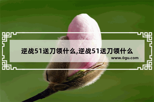 逆战51送刀领什么,逆战51送刀领什么