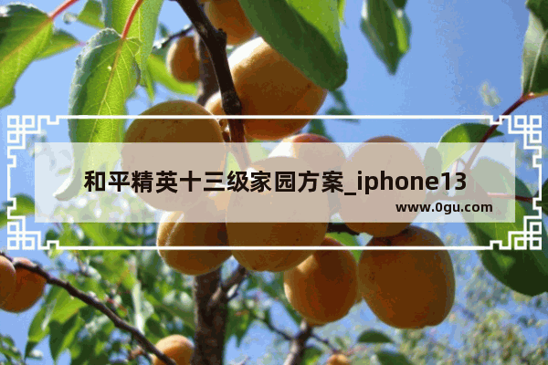 和平精英十三级家园方案_iphone13玩和平精英能玩多久