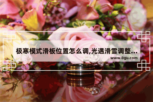 极寒模式滑板位置怎么调,光遇滑雪调整方向