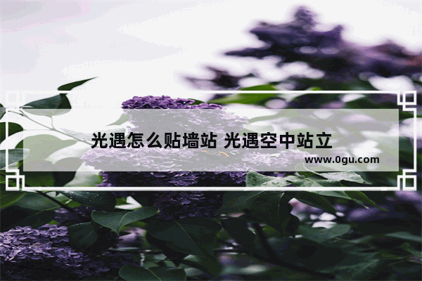 光遇怎么贴墙站 光遇空中站立