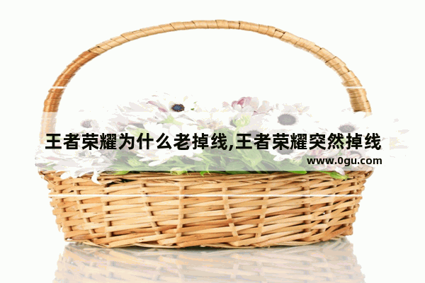 王者荣耀为什么老掉线,王者荣耀突然掉线