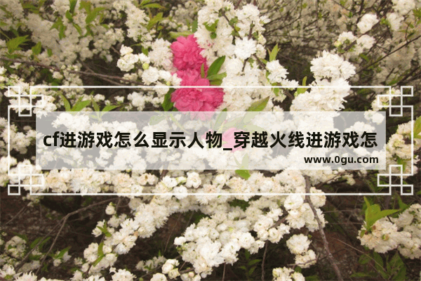 cf进游戏怎么显示人物_穿越火线进游戏怎么只显示人物