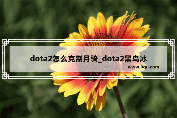 dota2怎么克制月骑_dota2黑鸟冰眼
