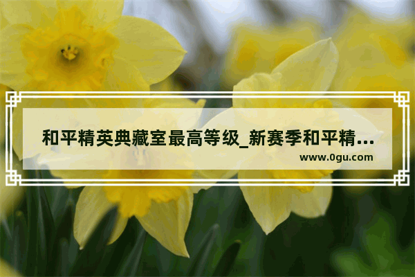 和平精英典藏室最高等级_新赛季和平精英多少分上无敌战神
