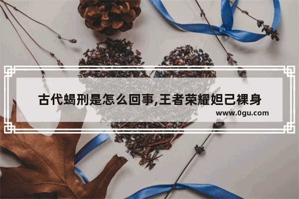 古代蝎刑是怎么回事,王者荣耀妲己裸身