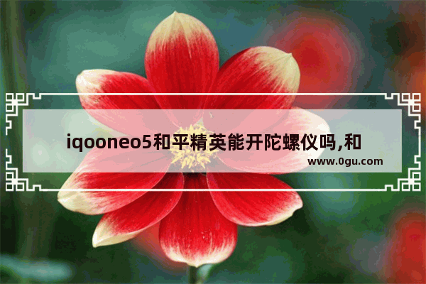 iqooneo5和平精英能开陀螺仪吗,和平精英 挑战和平速递