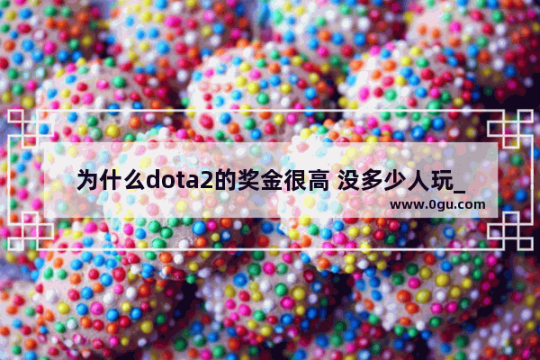 为什么dota2的奖金很高 没多少人玩_DOTA2出了DOTA还有人玩吗