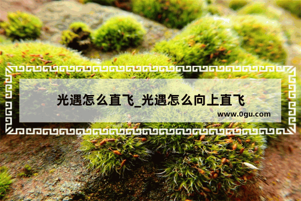 光遇怎么直飞_光遇怎么向上直飞