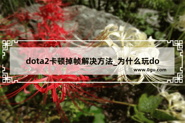 dota2卡顿掉帧解决方法_为什么玩dota2突然一卡一卡的