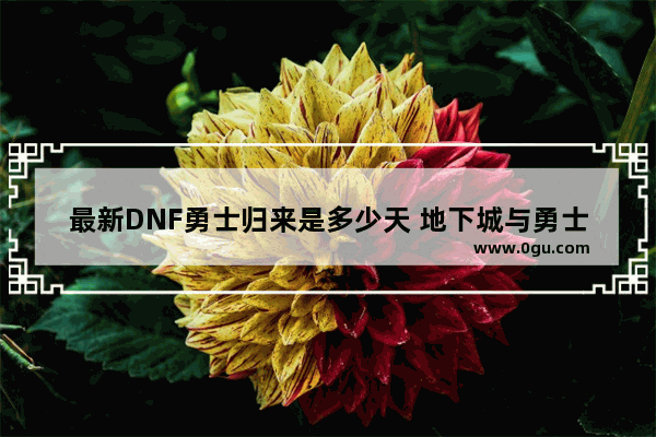 最新DNF勇士归来是多少天 地下城与勇士勇士回归