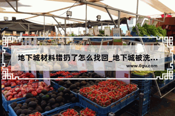 地下城材料错扔了怎么找回_地下城被洗号了还能找回吗