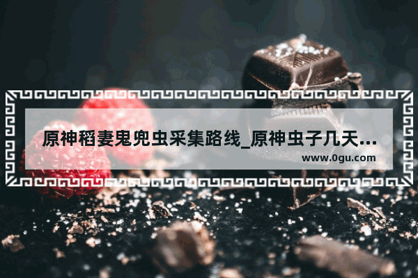 原神稻妻鬼兜虫采集路线_原神虫子几天刷新一次
